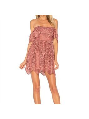 Lovers & Friends | Dream Vacay lace dress in Mauve